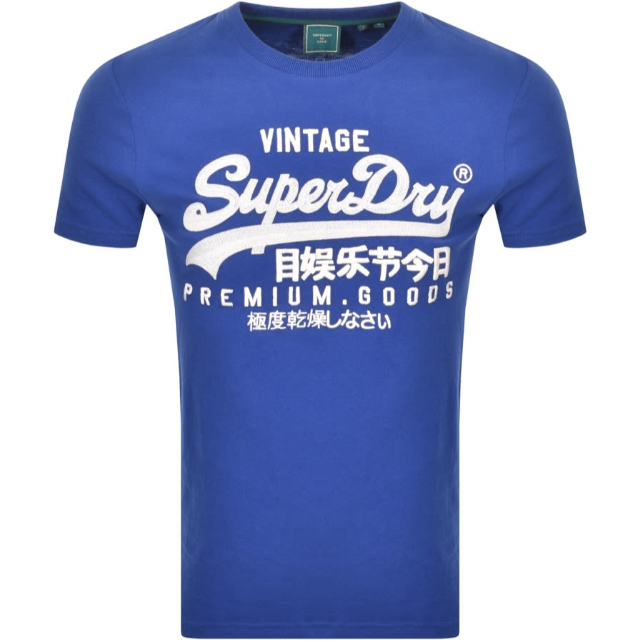 Alternative Image for ProductSuperdry Vintage Logo T Shirt Blue1